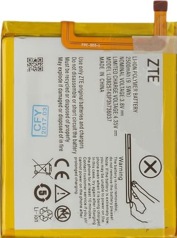 

Аккумулятор для телефона Копия ZTE Li3825T43P3h736037