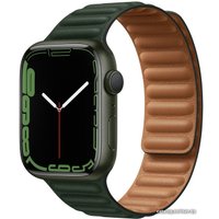 Умные часы Apple Watch Series 7 45 мм (зеленый/зеленый спортивный)