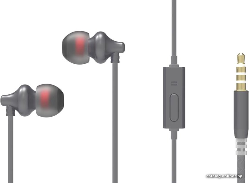 Наушники Ritmix RH-180M (серый космос)