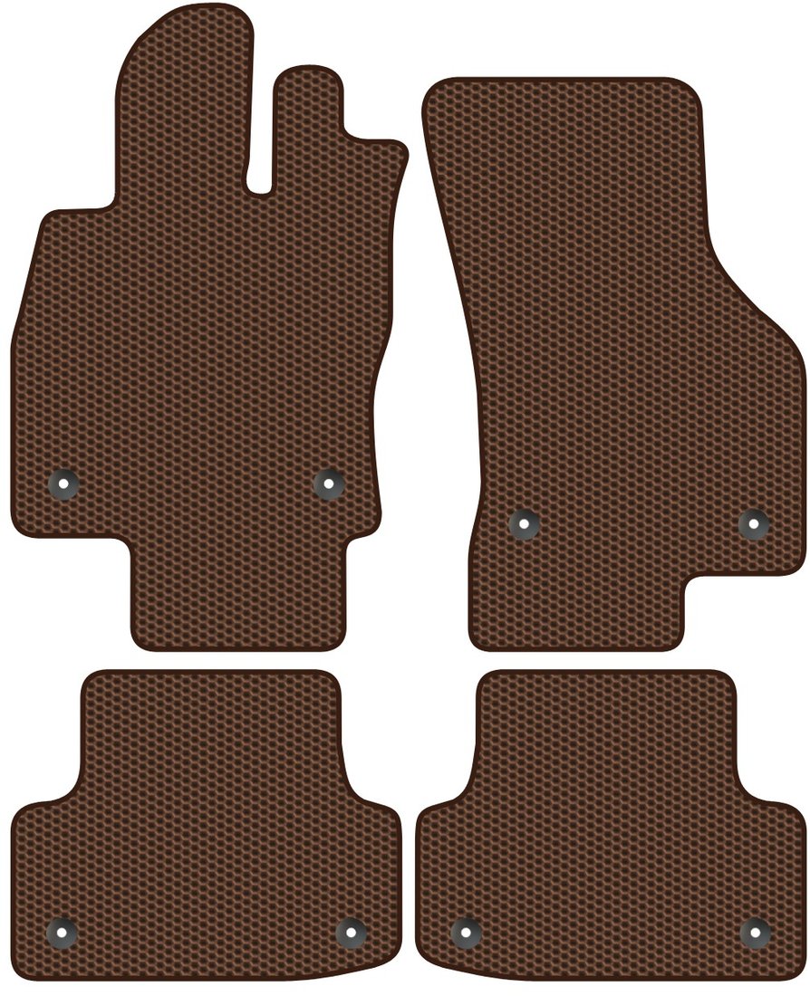 

Комплект ковриков для авто Alicosta Audi A3 III (кабриолет, седан, хэтчбек 5 дв / 8V) 2012 - 2016 (коричневый, сота)