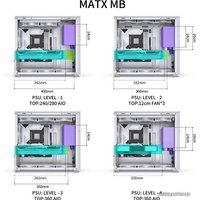 Корпус Jonsbo D41 Mesh Screen (белый)