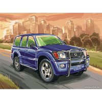 Картина по номерам Белоснежка Toyota Land Cruiser 234-AS