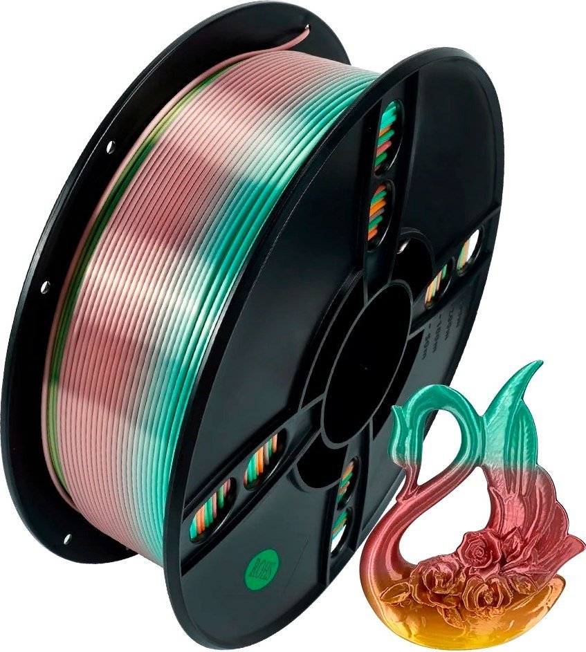 

Пластик Kingroon PLA Silk 1.75мм B01892 (1кг, Rainbow Macaron)