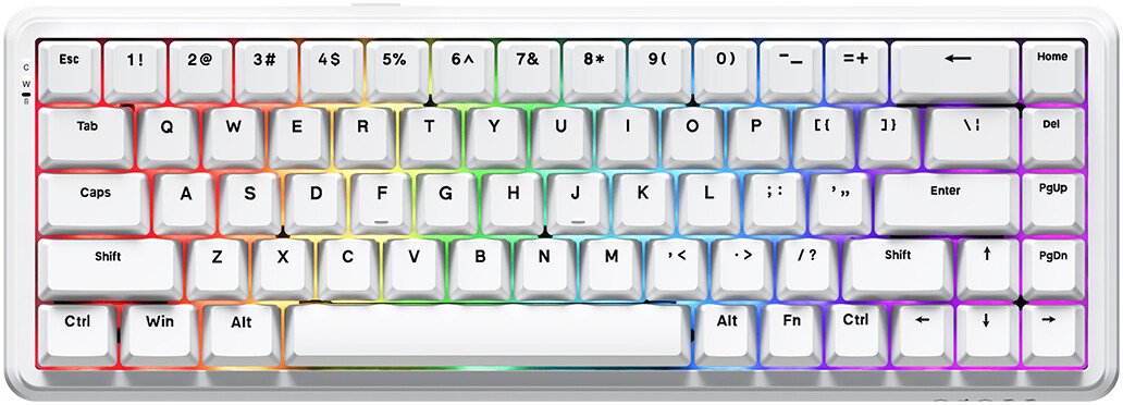 

Клавиатура Ajazz AK680 Max (8+1K) (белый)