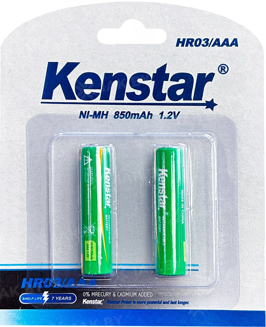 

Аккумулятор Kenstar HR03/AAA Ni-Mh 850 mAh BL-2