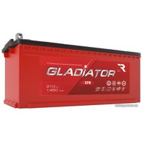 Автомобильный аккумулятор Gladiator EFB 210 (3) евро (210 А·ч)