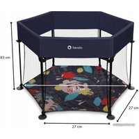 Игровой манеж Lionelo Roel (синий)