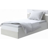 Кровать PROxSON Milton с ПМ 90x190 (белый/дуб шамони светлый 124)