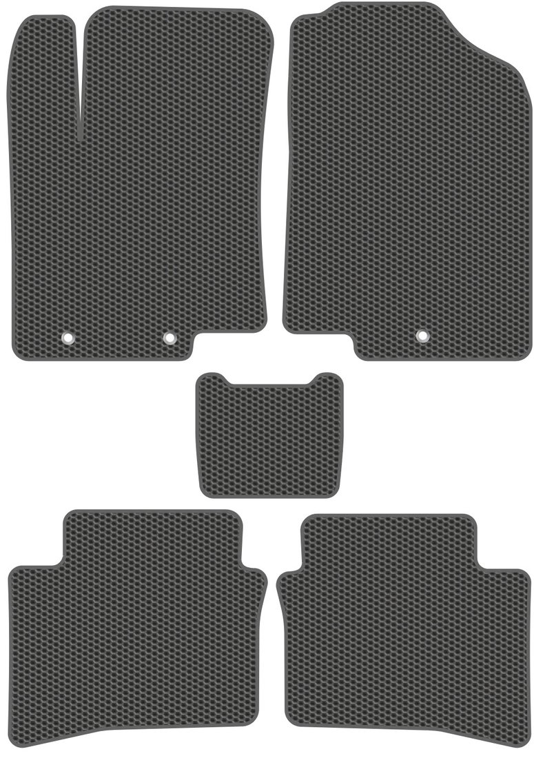 

Комплект ковриков для авто Alicosta Kia Rio III (хэтчбек 5 дв, седан / QB) 2011 - 2017 (серый)