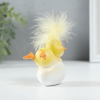 Статуэтка Sima-Land Цыпушка желтая на яйце 10326174 в Мозыре