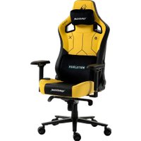 Игровое (геймерское) кресло Evolution Nomad PRO Cyberpunk Core (черный/желтый)