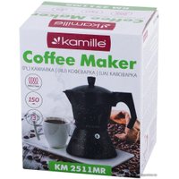 Гейзерная кофеварка Kamille KM 2511MR