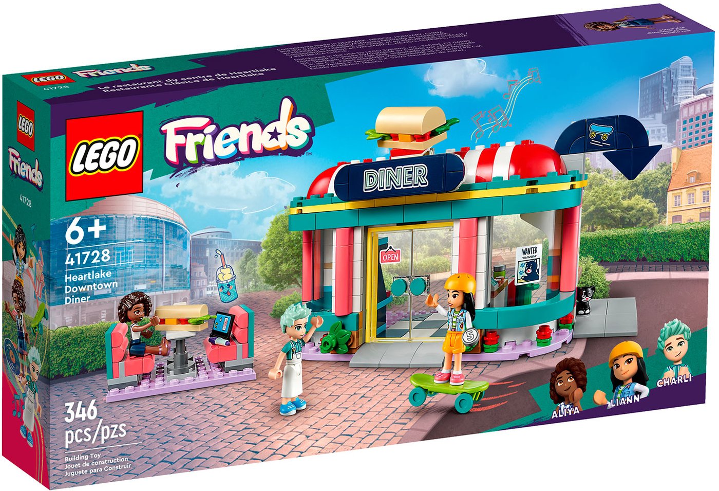 

Конструктор LEGO Friends 41728 Закусочная в центре Хартлейк