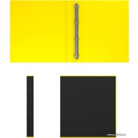 Папка-регистратор Erich Krause Accent 35 мм на 4 кольцаx 51085 (желтый)