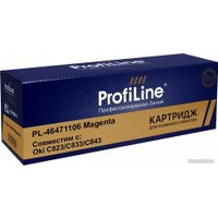 Картридж ProfiLine PL-46471106-M (аналог Oki 46471106 M)