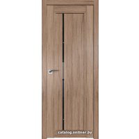 Межкомнатная дверь ProfilDoors 2.70XN L 50x200 (салинас светлый, стекло дождь черный)