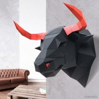 PaperCraft PAPERRAZ Бык Алеша PP-1BUL-2BR (черный)