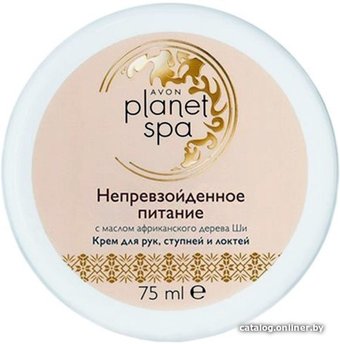 Avon Крем для тела Spa для локтей ступней рук Непревзойденное питание 75 мл