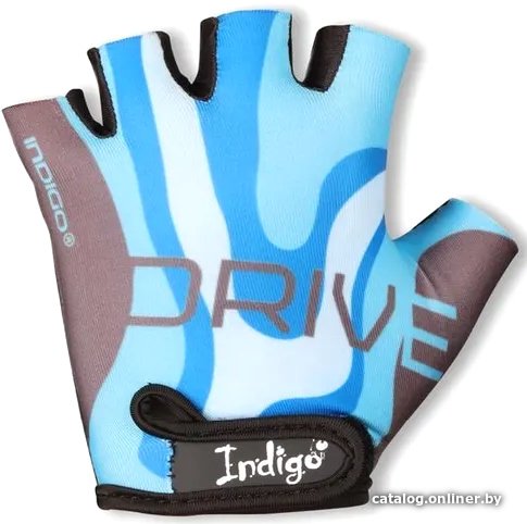 Перчатки Indigo Drive IN323 (3XS, голубой)