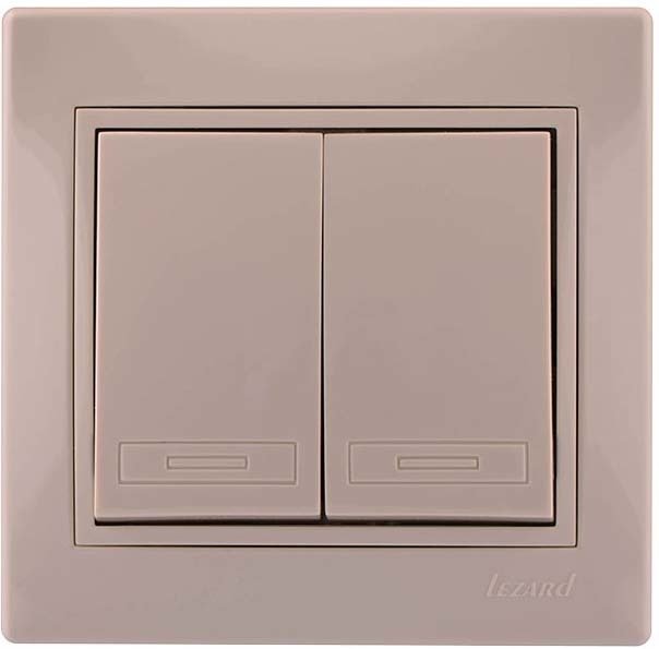 

Выключатель Lezard Mira 701-0303-101 (кремовый)