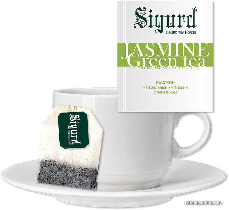 Зеленый чай Sigurd Jasmine Green Tea 30 шт