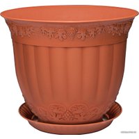Кашпо Эльфпласт Флора 215 5 л (терракот)