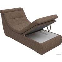 Элемент модульного дивана Лига диванов Холидей люкс 105645 (рогожка, коричневый)