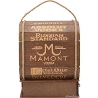 Подарочный набор Экспедиция Бочка - Бар для крепких напитков (палисандр)