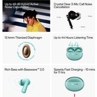 Наушники OnePlus Nord Buds 3 Pro (бирюзовый, международная версия)