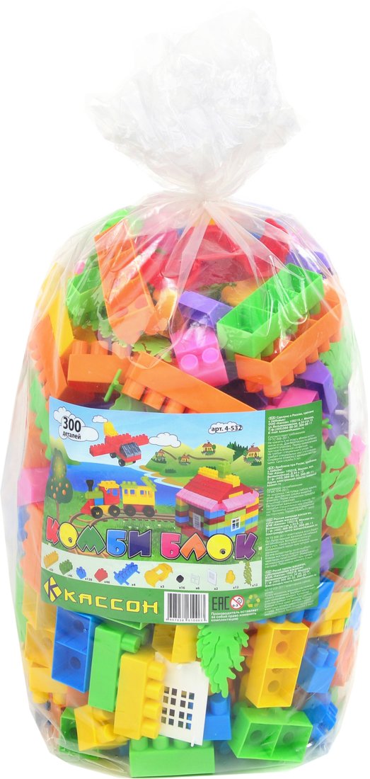 

Конструктор/игрушка-конструктор Кассон Комби Блок 4-532