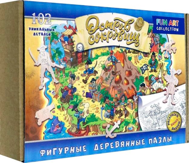 

Пазл Нескучные игры Остров сокровищ