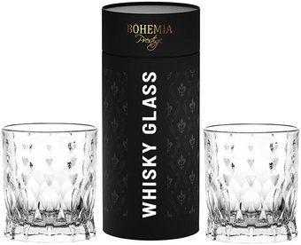 Набор бокалов для виски Bohemia Crystal Prestige Conte 340 (2 шт)