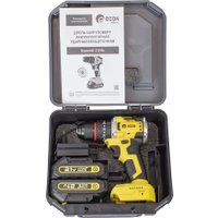 Ударная дрель-шуруповерт Edon Super AD-21PBL (с 2-мя АКБ, кейс)