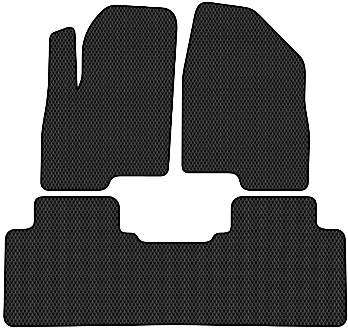 

Комплект ковриков для авто Alicosta BAIC X7 I (suv) 2020 - Н.В. (черный, ромб)