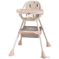 Высокий стульчик Nino Moon (розовый) в Барановичах