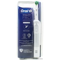 Электрическая зубная щетка Oral-B Vitality Pro D103.413.3 Cross Action Protect X Clean White 4210201427582 (белый)