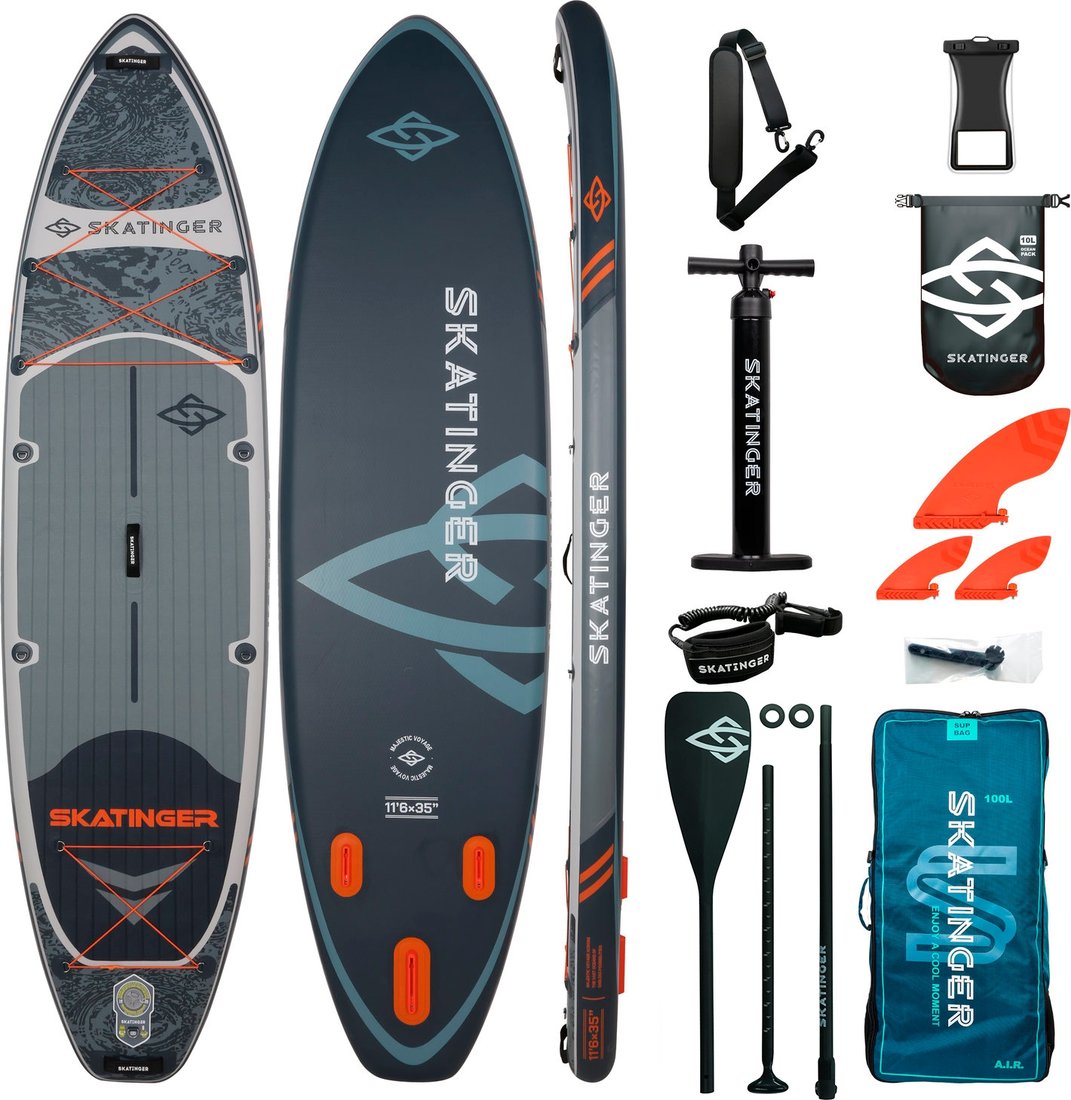 Сапборд Skatinger Water Ripper Gray