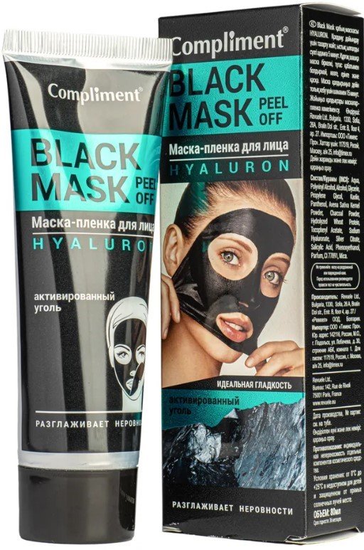 

Compliment Маска-пленка для лица Black Mask Hyaluron 80 мл