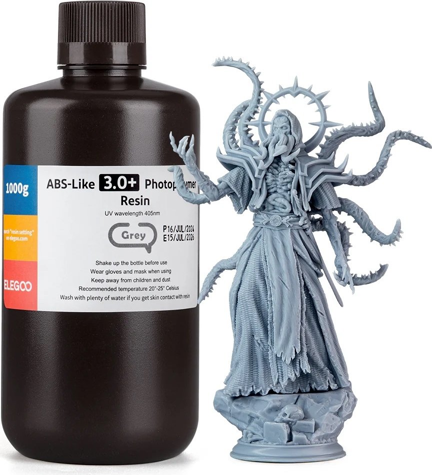 

Фотополимер Elegoo ABSlike V3.0+ 1кг (серый)