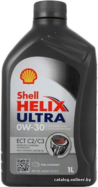 Моторное масло Shell Helix Ultra ECT C2/C3 0W-30 1л