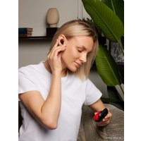 Наушники AccesStyle Fiesta TWS (черный/красный)