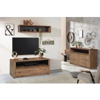 Тумба Рэйгрупп Bromo ТК-07 2D 130x80x51 ТВ-07 VL (дуб веллингтон)
