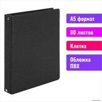 Полуобщая тетрадь BRAUBERG А5 403909 (80л, черный)