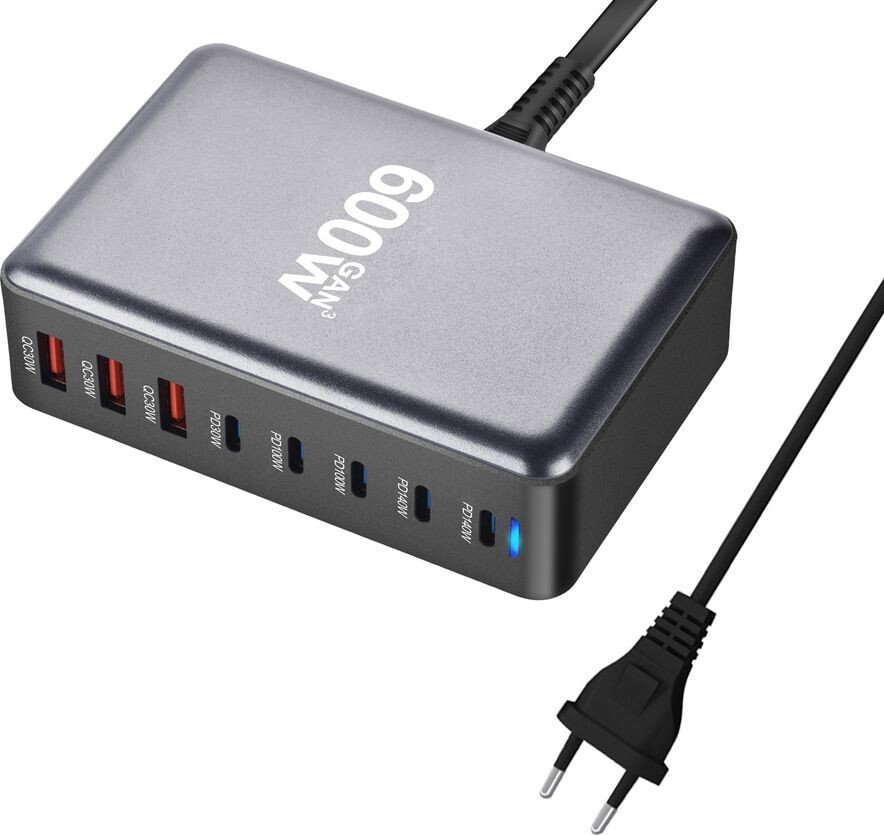 

Сетевое зарядное USBTOP 1006P200WB 8 портов