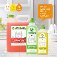 Средство для мытья посуды Synergetic антибактериальное, с ароматом яблока 1 л