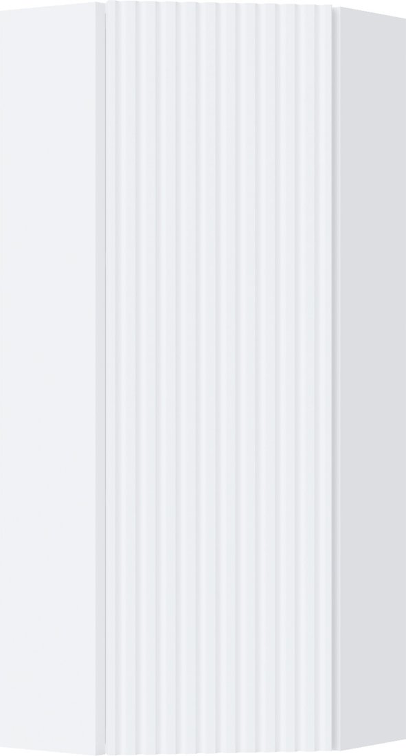 

Runo Шкаф для ванной Соренто 30 угловой вертикаль (белый)