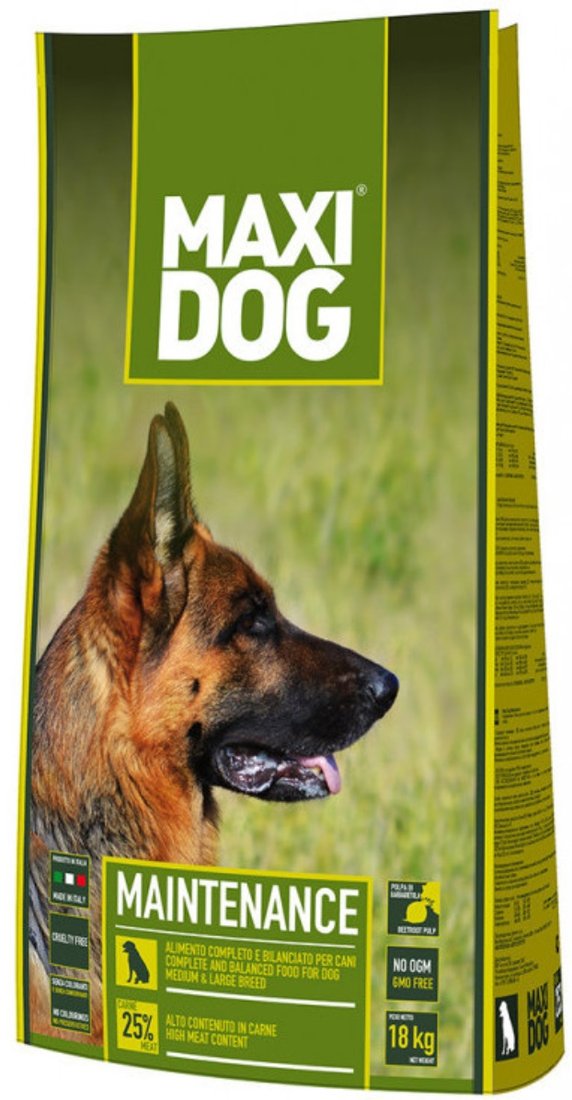 

Сухой корм для собак Maxi Dog Maintenance для служебных собак с высокой активностью всех пород 18 кг