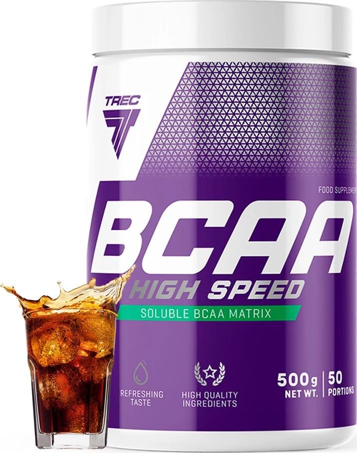 

BCAA Trec Nutrition BCAA High Speed (кола, 500 г)