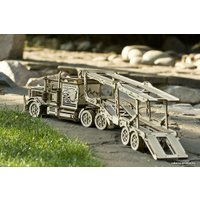 3Д-пазл Wood Trick Прицеп-автовоз с военным кабриоджипом 1234-18