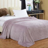 Плед Домашняя Мода Пыльная роза (180x200)